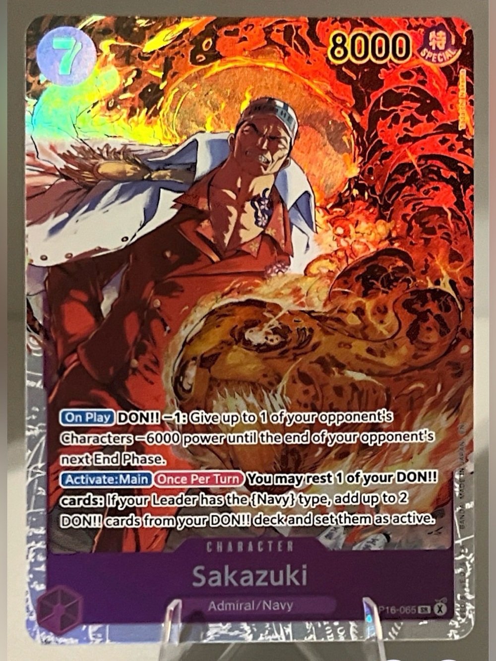 One Piece TCG: The Time Of Battle - SAKAZUKI OP16- 065 NM